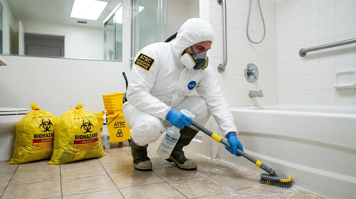 Decontamination equipment deployed for Blood Cleanup in Towson